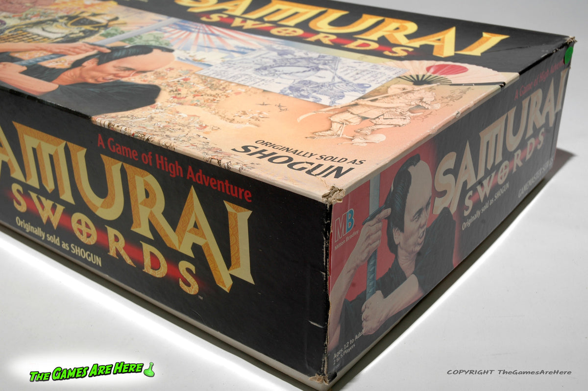 廃盤品✴︎ SAMURAIプレート中/大セット Samurai Swords Board Game - Milton Bradley 1995 w Many New Parts