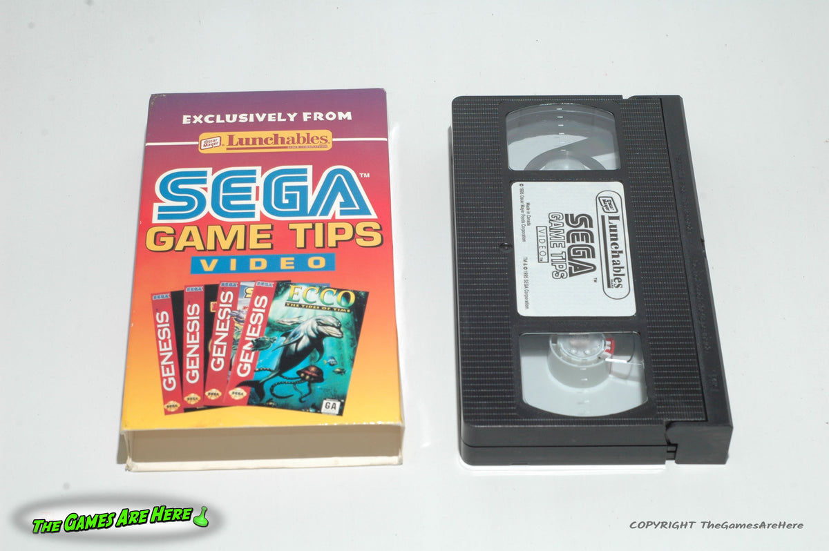 Sega Game Gear Game Tips VHS online Tape Volume 1 Sealed