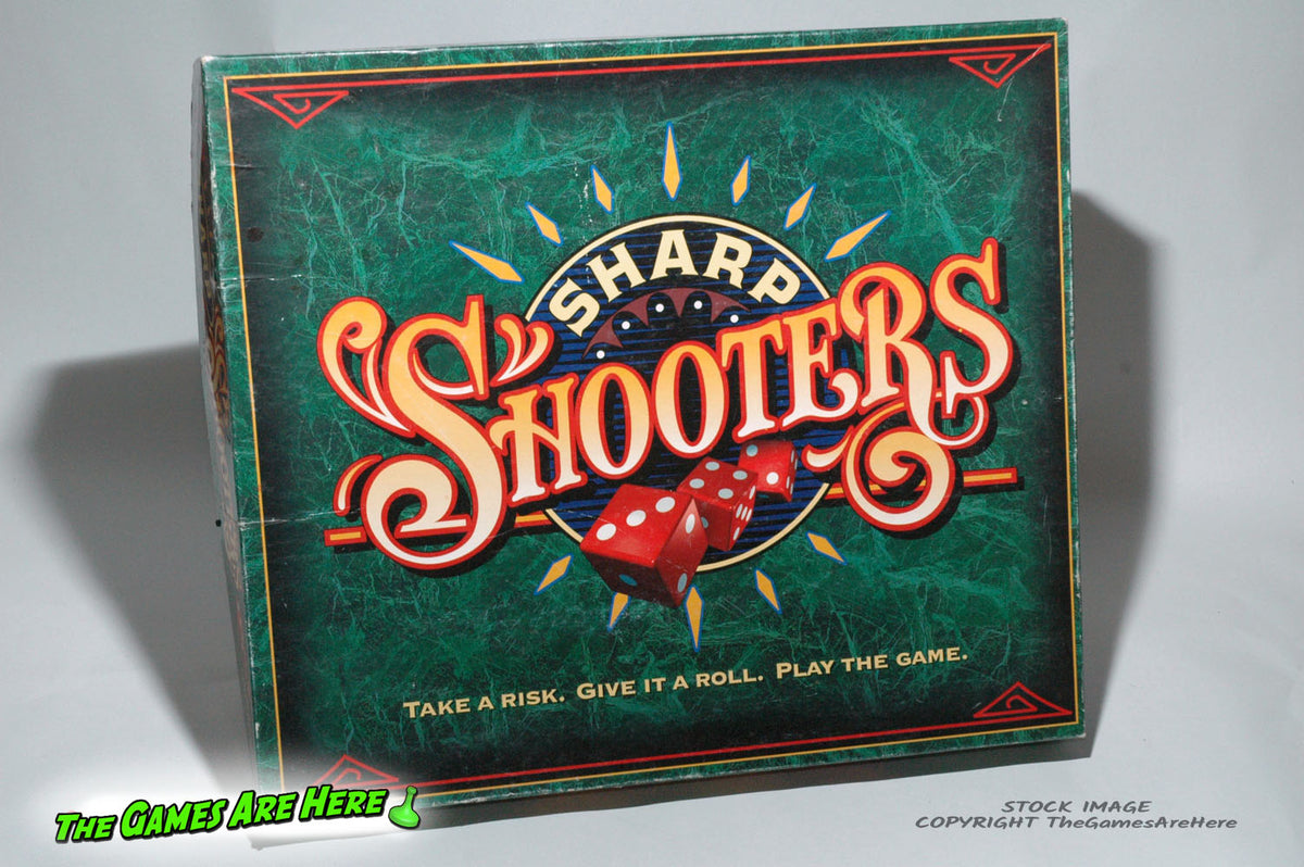 Sharp Shooters Dice Board Game Vintage high quality 1994 by Milton Bradley 100% Complete