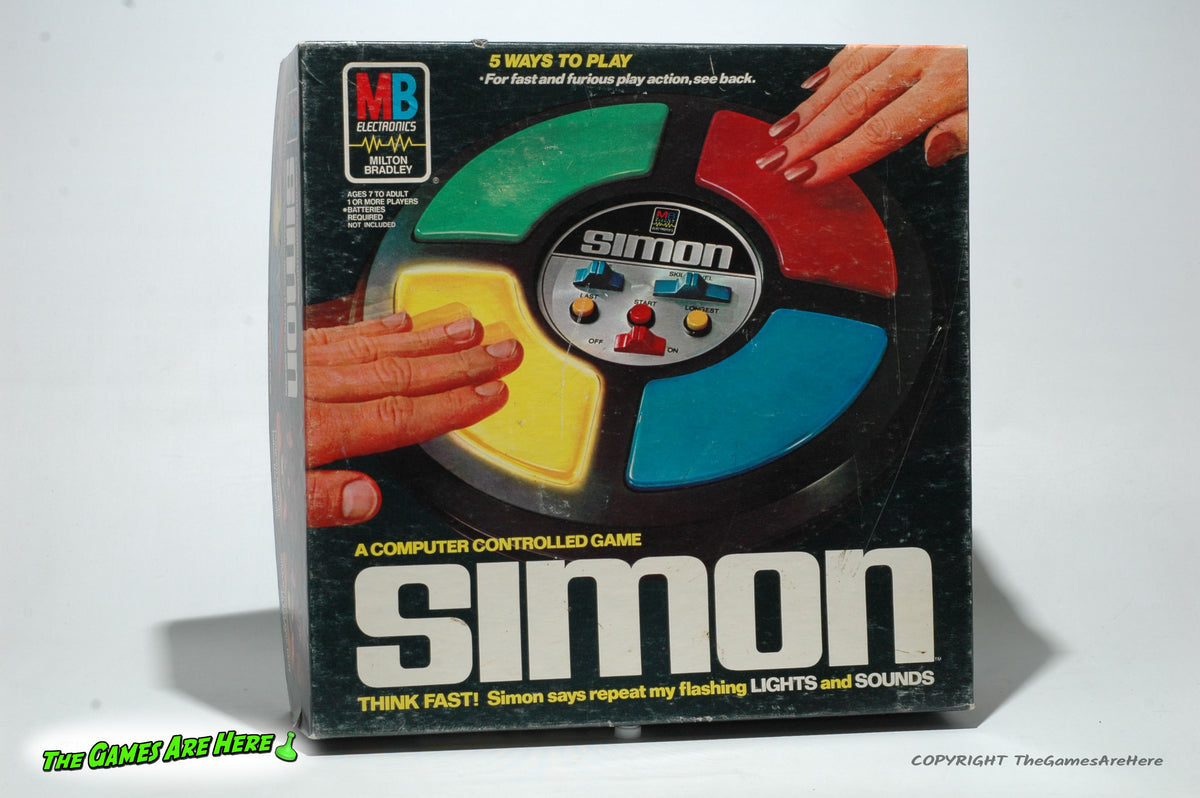 Vintage Simon Says Electronic Game USA Made Milton Bradley Original Works
