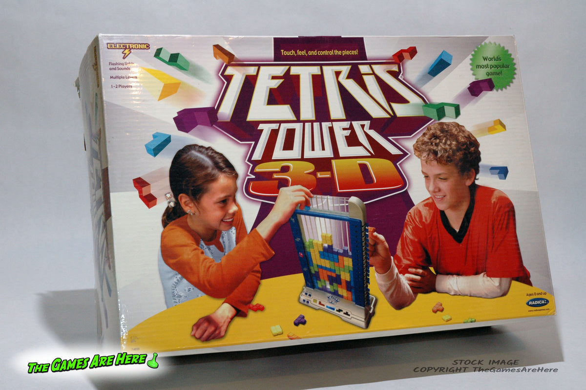 Tetris Tower 3-D Electronic Game - Radica 2003 – The Games Are Here