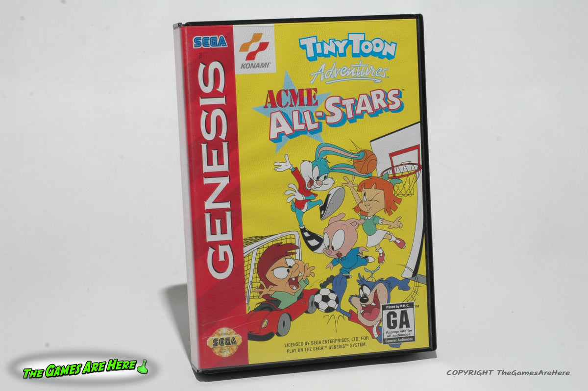 Tiny Toon Adventures ACME All Stars - Sega Genesis Konami 1993