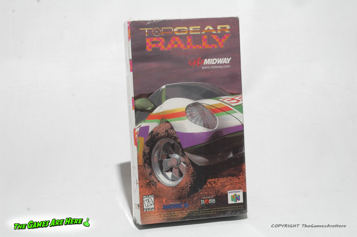 top gear rally nintendo 64 Top Gear Rally Promotional VHS Tape