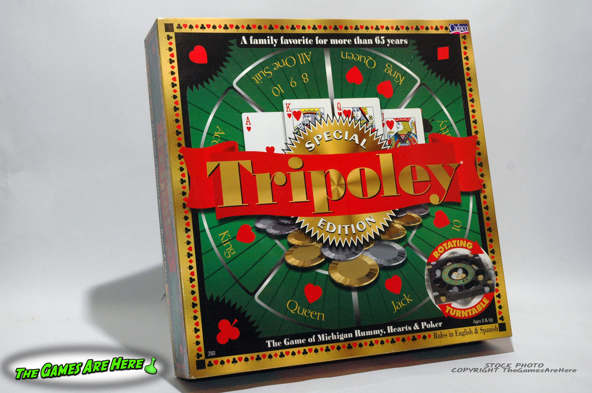 Vtg Cadaco deals Tripoley Special Edition Board Game