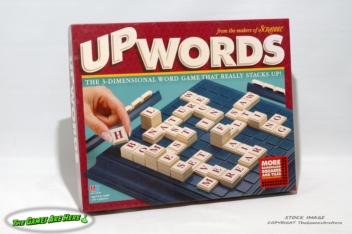 UpWords 3D Word Game - Milton Bradley 1997 – The Games Are Here