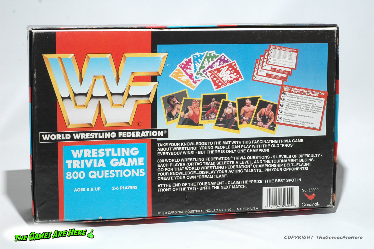 Vintage WWF store Trivia Game