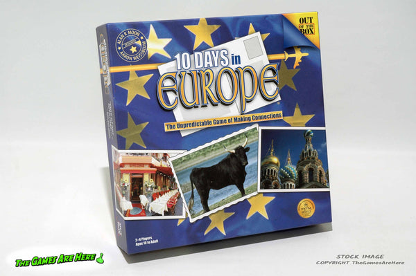 10 Days in Europe Game - Out of the Box 2009 w Box Scuff
