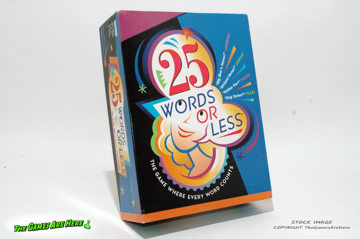 25 Words or Less Game - Winning Moves 2002 – The Games Are Here