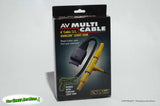 AV Multi Cable for Guncon Light Gun Playstation - Act Labs 1997
