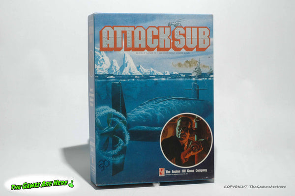 Attack Sub - Avalon Hill 1991 Partly Punched
