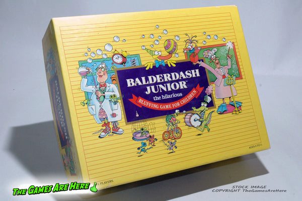 Balderdash Junior Bluffing Game for Children - Games Gang 1991