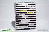 Banned Words Party Game - Wonder Forge 2017 w New Cards