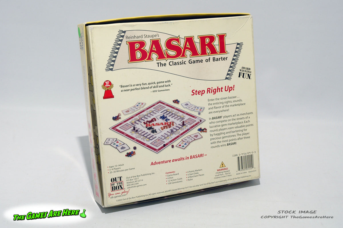 Basari Classic Game of Barter - Out of the Box 2003 – The Games Are Here