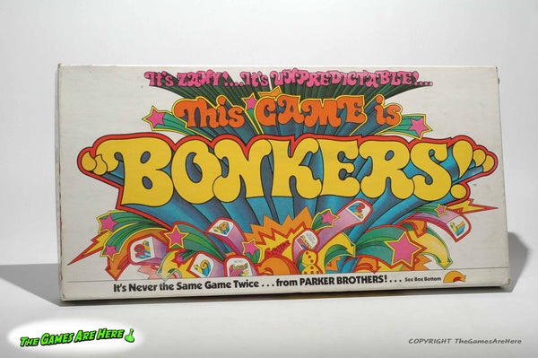 Bonkers! Game - Milton Bradley 1978 w New Parts