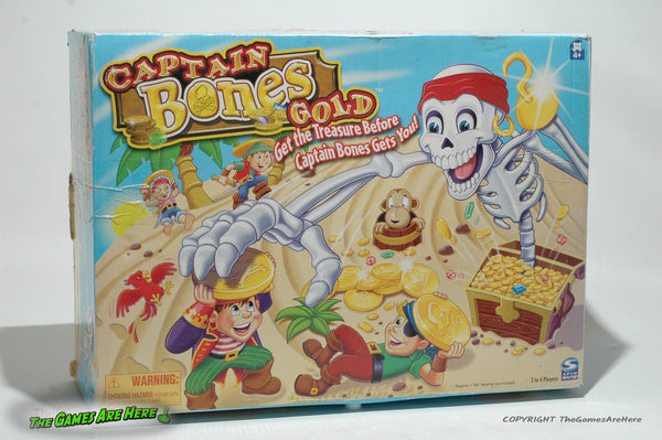 Captain Bones Gold Game - Spinmaster 2005 w Sealed Parts