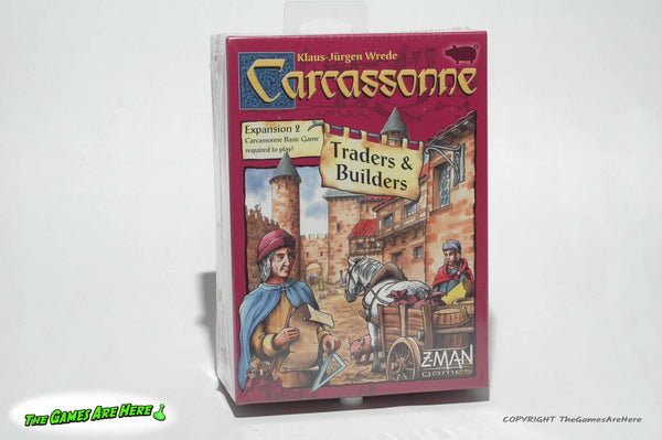 Carcassonne Traders & Builders Expansion 2 - Z-Man Games 2013 Brand New