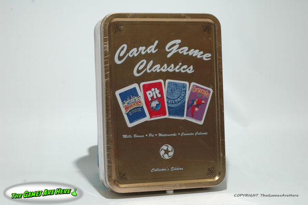 Card Game Classics: Mille Borne, Pit, Waterworks, Canasta - Winning Moves 2005 Brand NEW