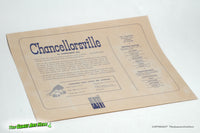 Chancellorsville Civil War Game - Avalon Hill 1961 mostly Unpunched