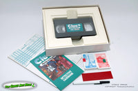 Clue II VCR Board Game with VHS - Parker Brothers 1987 w New Parts