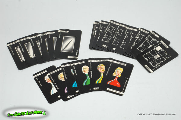Vintage Cluedo Waddingtons - SCEGLI LA TUA PARTE - Gioco Non Completo (Pezzi Singoli)