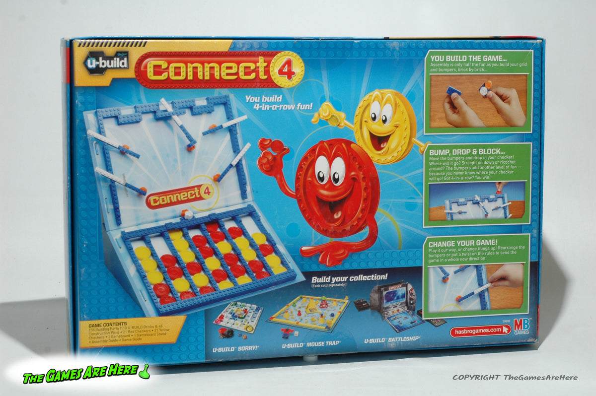 Connect 4 U-Build Game - Hasbro 2010 – The Games Are Here