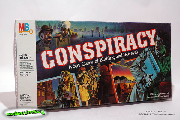 Conspiracy Spy Game - Milton Bradley 1982