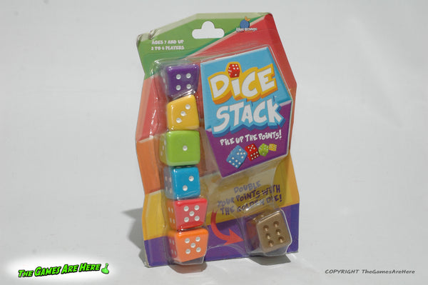 Dice Stack Game - Blue Orange Games 2017 Brand New