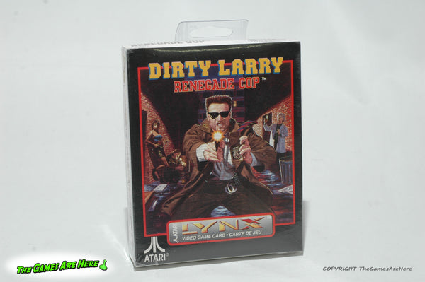 Dirty Larry Renegade Cop - Atari Lynx 1992 Brand New