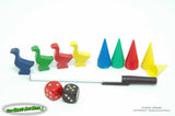 Double Discoveries Trap the Cap / Game of Goose - Discovery Toys 1984