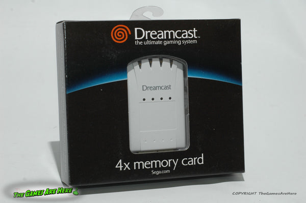 Dreamcast 4x Memory Card - Sega 2000 Brand New