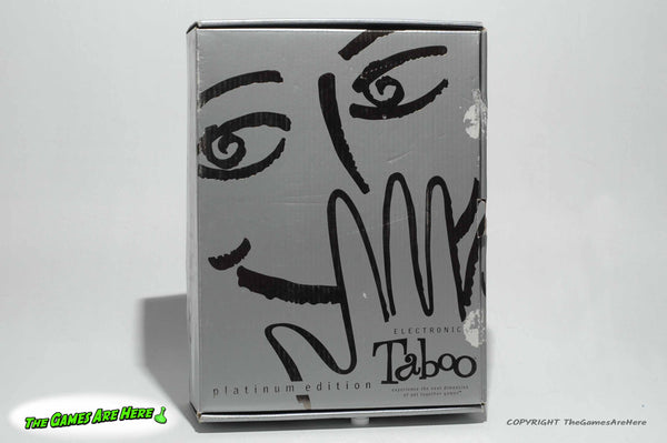 Electronic Taboo Platinum Edition - Hasbro 2001 w Unused Parts