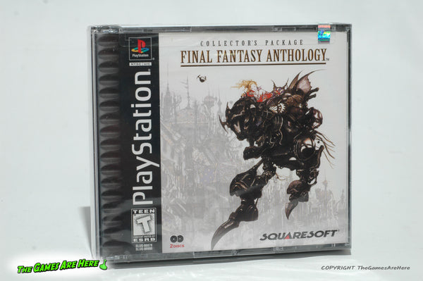 Final Fantasy Anthology - Sony Playstation, Squaresoft 1999 Brand New