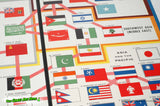 World Flag Game - Parker Brothers 1961