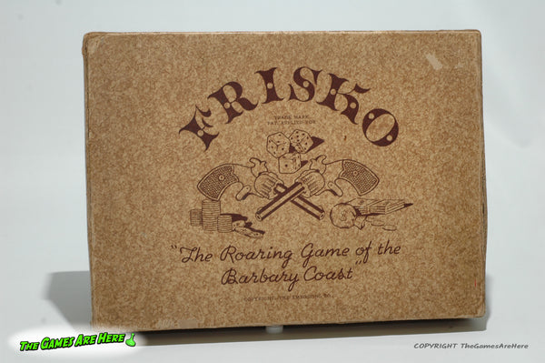 Frisko the Roaring Game of the Barbary Coast - The Embossing Company 1937 w Box Wear