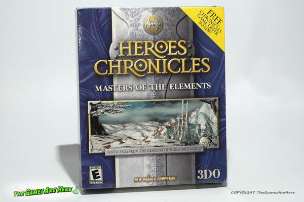 Heroes Chronicles Masters of the Elements - 3D0, PC Win 95/98 or NT