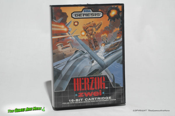 Herzog Zwei - Sega Genesis, Tecno Soft 1990