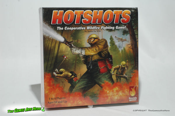 Hotshots Cooperative Wildfire Fighting Game - Fireside Games 2016 Brand New w Box Dent