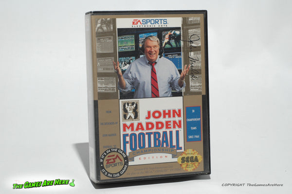 John Madden American Football complet sur Sega Megadrive - PAL FR boite John Madden American Football complet sur Sega Megadrive - PAL FR boite