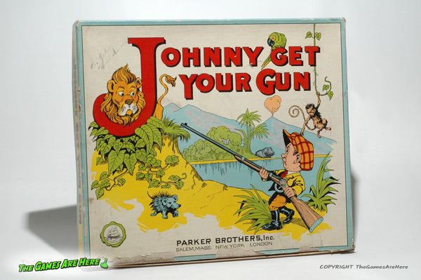 Johnny Get Your Gun Game - Parker Brothers 1928 w Wear