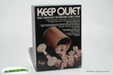 Keep Quiet Sign Language Crossword Cubes Game - Kopptronix 1974 w Replacement Timer