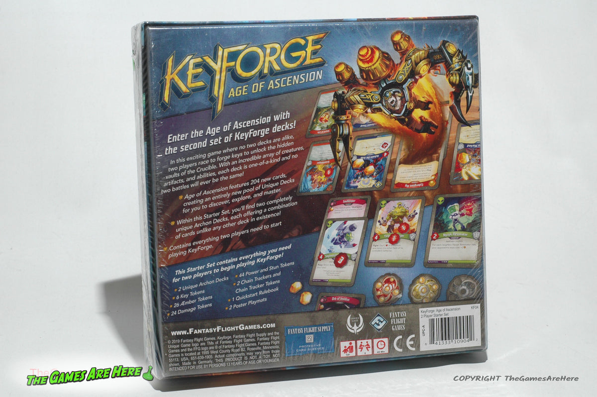 Keyforge Age of Ascension 2 Player Starter Set - Fantasy Flight 2019 B ...
