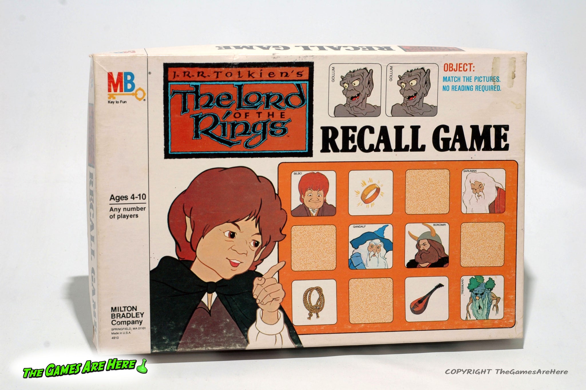 Lord of the Rings Memory Recall Game - Milton Bradley 1978 – The