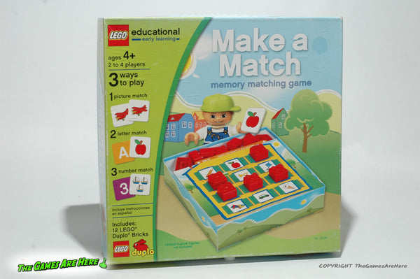 Make a Match Memory Matching Lego Duplo Game - Roseart 2005