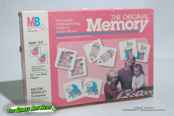 The Original Memory Game - Milton Bradley 1986