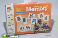 Fronts and Backs Memory Matching Game - Milton Bradley 1986