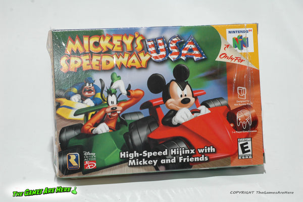 Mickey's Speedway USA - Nintendo 64, Rare 2000