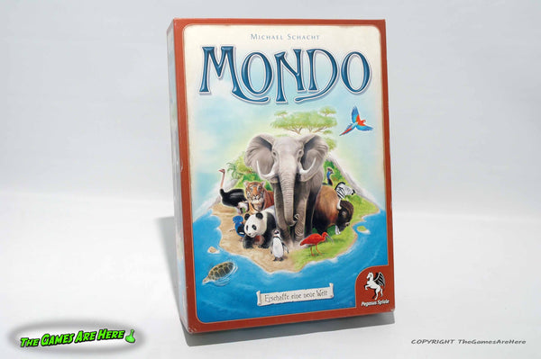 Mondo - Pegasus Spiele German Edition 2012 w Unused Parts
