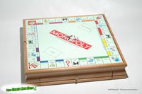 Monopoly & Clue plus 6 Classic Games in Wooden Cabinet - Parker Brothers 2004