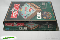 Monopoly & Clue plus 6 Classic Games in Wooden Cabinet - Parker Brothers 2004