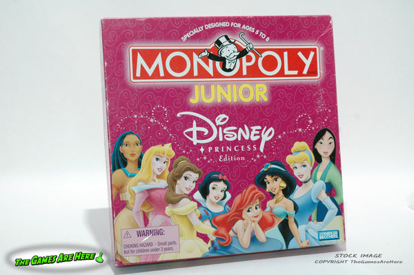 Monopoly Junior Disney Princess Edition - Parker Brothers 2004